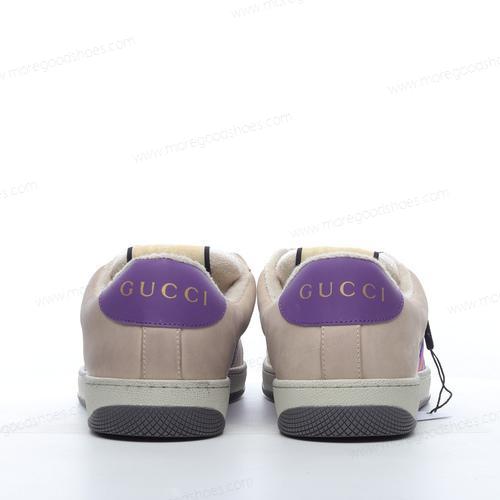 Cheap Shoes Gucci Distressed Screener Purple Red