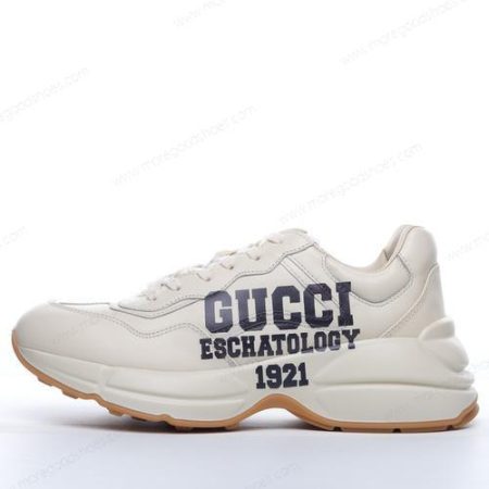 Cheap Shoes Gucci Rhyton 1921 Vintage Trainer ‘White Black’