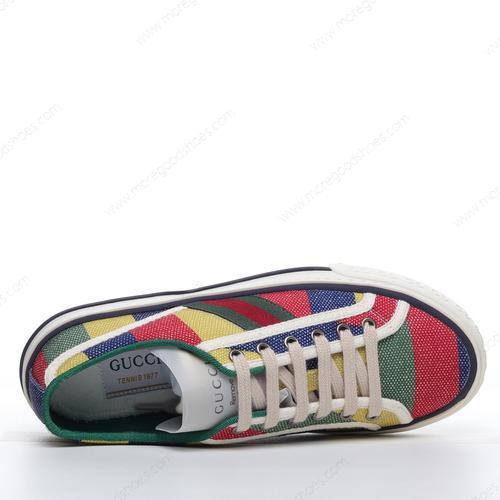 Cheap Shoes Gucci Tennis 1977 White Red Yellow Blue