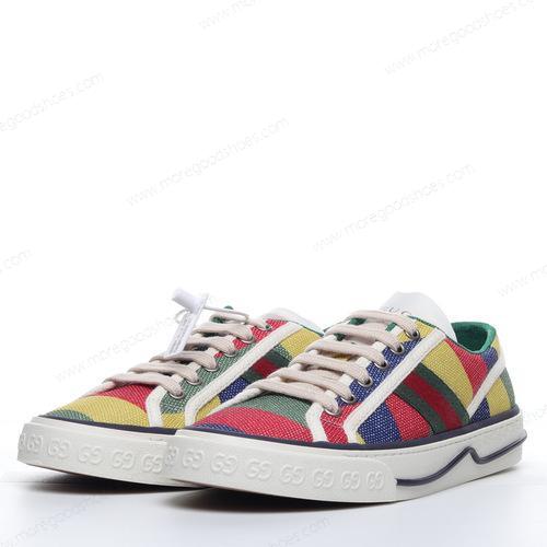 Cheap Shoes Gucci Tennis 1977 White Red Yellow Blue