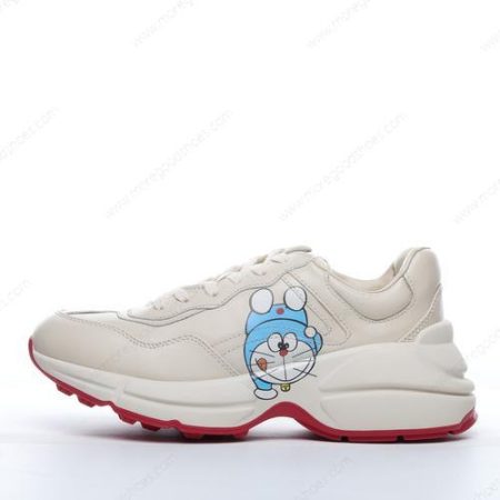 Cheap Shoes Gucci x Doraemon Rhyton Vintage Trainer ‘White Red’
