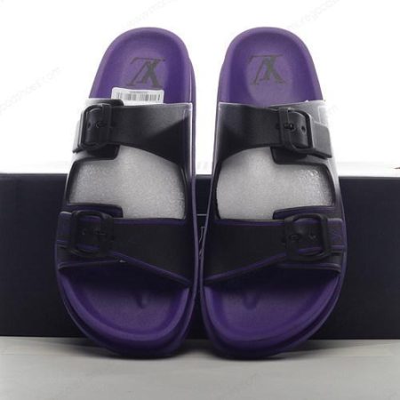 Cheap Shoes LOUIS VUITTON Trainer Mule ‘Purple Black’