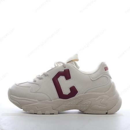 Cheap Shoes MLB Bigball Chunky Liner ‘Beige White Red’ 3ASHBCW3N-45WHS