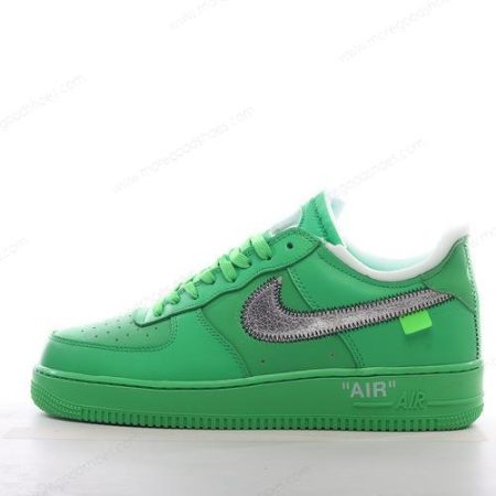 Cheap Shoes Nike Air Force 1 Low 07 Off-White ‘Green Silver’ DX1419-300