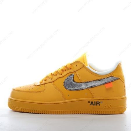 Cheap Shoes Nike Air Force 1 Low 07 Off-White ‘Silver Yellow’ DD1876-700