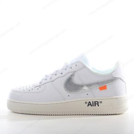 Cheap Shoes Nike Air Force 1 Low 07 Off-White ‘White Silver’ AO4297-100