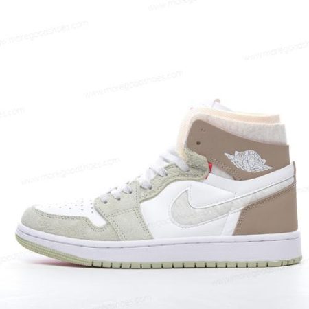 Cheap Shoes Nike Air Jordan 1 High Zoom Air CMFT ‘White Grey Olive’ CT0979-102