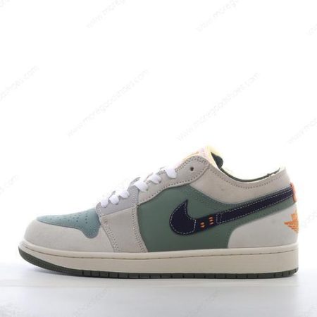 Cheap Shoes Nike Air Jordan 1 Low SE ‘Grey Green Black’ FD6819-300