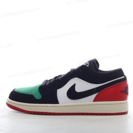 Cheap Shoes Nike Air Jordan 1 Low ‘White Black Red Green’ FQ6703-100