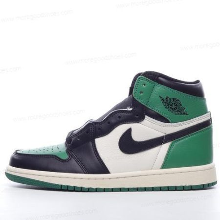 Cheap Shoes Nike Air Jordan 1 Retro High ‘Black Green’ 555088-302
