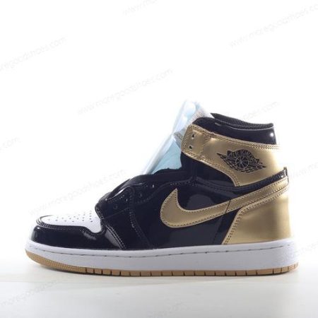 Cheap Shoes Nike Air Jordan 1 Retro High ‘Gold Black’ 861428-001