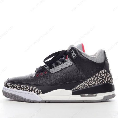 Cheap Shoes Nike Air Jordan 3 Retro ‘Black Grey’ 340254-061