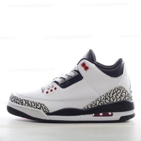 Cheap Shoes Nike Air Jordan 3 Retro ‘White Black Grey’ 398614-123