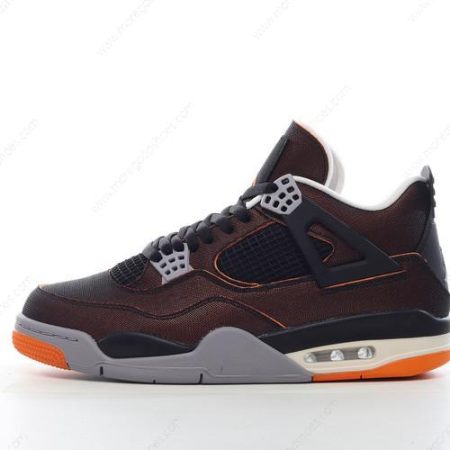 Cheap Shoes Nike Air Jordan 4 Retro ‘Black Orange’ CW7183-100