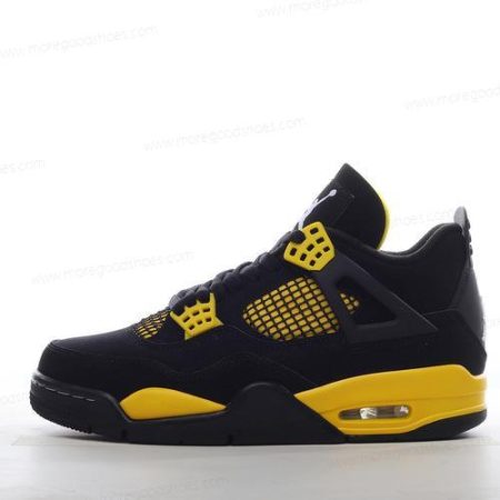 Cheap Shoes Nike Air Jordan 4 Retro ‘Black Yellow’ DH6927-017