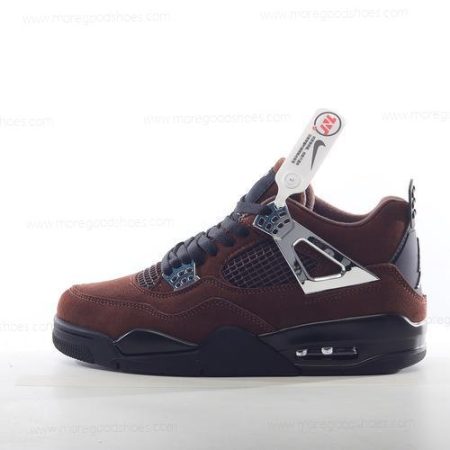 Cheap Shoes Nike Air Jordan 4 Retro ‘Brown Silver’