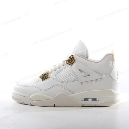 Cheap Shoes Nike Air Jordan 4 Retro ‘Gold White’ AQ9129-170