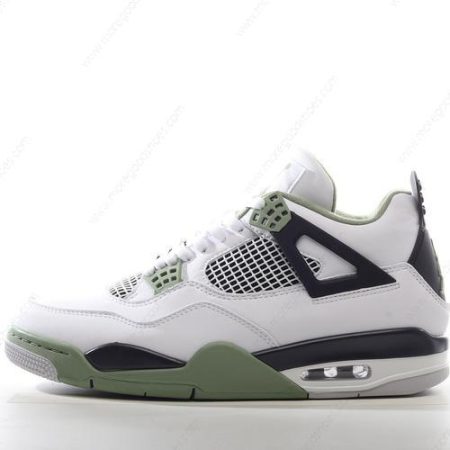 Cheap Shoes Nike Air Jordan 4 Retro ‘White Black Green’ AQ9129-103