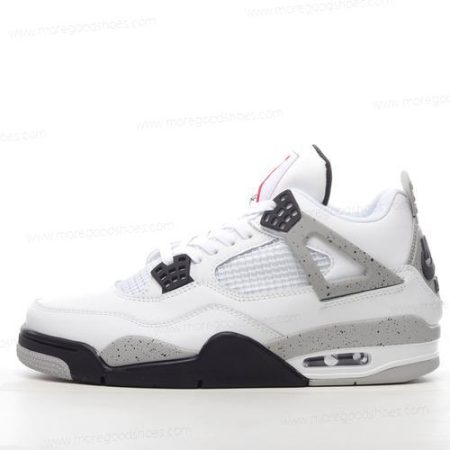 Cheap Shoes Nike Air Jordan 4 Retro ‘White Black Grey’ 308497-103
