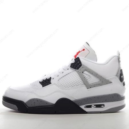Cheap Shoes Nike Air Jordan 4 Retro ‘White Grey’ 840606-192