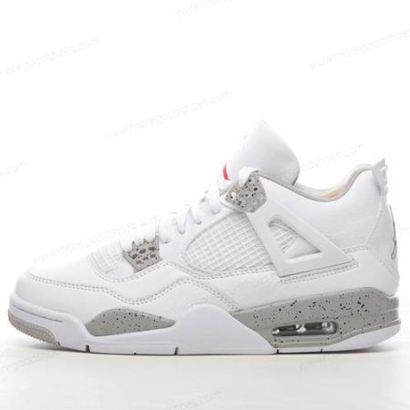 Cheap Shoes Nike Air Jordan 4 Retro ‘White Grey Black Red’ CT8527-100