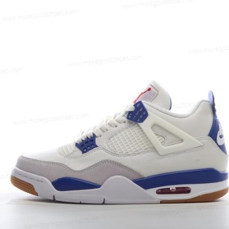 Cheap Shoes Nike Air Jordan 4 Retro ‘White Grey Blue’ DR5415-102