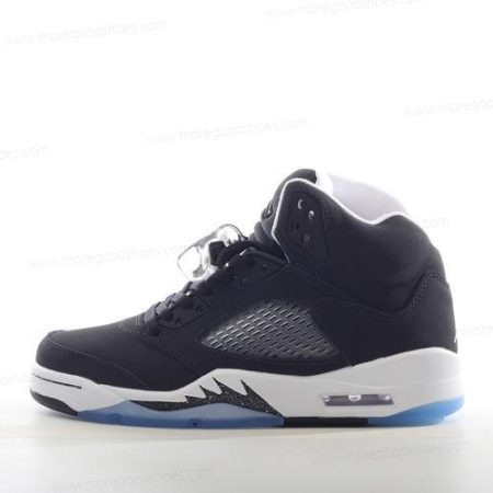 Cheap Shoes Nike Air Jordan 5 Retro ‘Black Grey Blue’ 136027-035