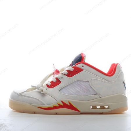 Cheap Shoes Nike Air Jordan 5 Retro Low ‘Red Yellow White’ DD2240-100