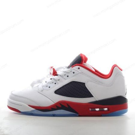 Cheap Shoes Nike Air Jordan 5 Retro ‘White Black Red’ 819171-101