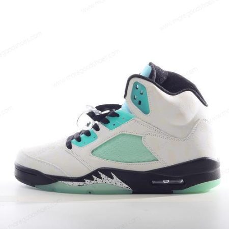 Cheap Shoes Nike Air Jordan 5 Retro ‘White Black White Green’ CN2932-100
