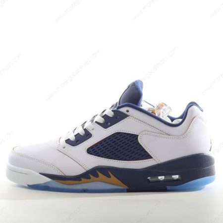Cheap Shoes Nike Air Jordan 5 Retro ‘White Gold Navy’ 819171-135