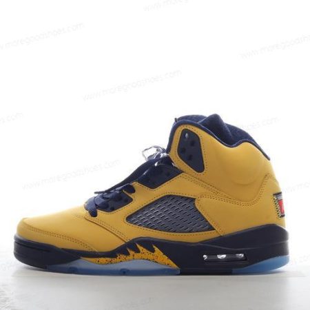 Cheap Shoes Nike Air Jordan 5 ‘Yellow Black’ CQ9541-704