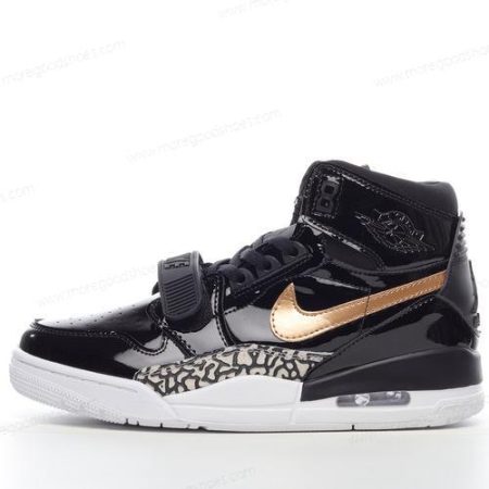 Cheap Shoes Nike Air Jordan Legacy 312 ‘Black Gold White’ AV3922-007
