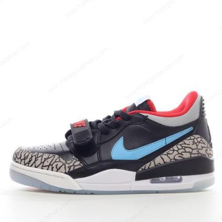 Cheap Shoes Nike Air Jordan Legacy 312 Low ‘Black Blue Red Grey’ CD9054-004