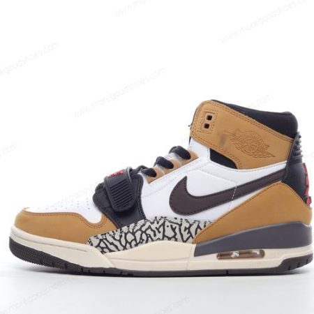 Cheap Shoes Nike Air Jordan Legacy 312 ‘White Black Brown’ AT4040-102