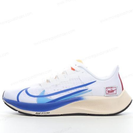 Cheap Shoes Nike Air Zoom Pegasus 37 ‘White Blue’ CQ9908-100