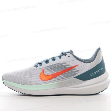 Cheap Shoes Nike Air Zoom Winflo 9 ‘Grey Orange White Green’