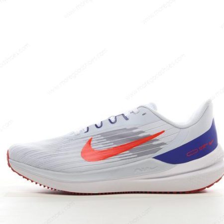 Cheap Shoes Nike Air Zoom Winflo 9 ‘White Blue Orange’ DD6203-006