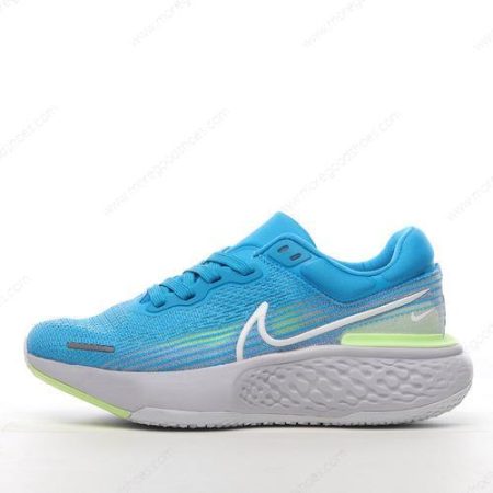 Cheap Shoes Nike Air ZoomX Invincible Run Flyknit ‘Blue White Green’ CT2228-401