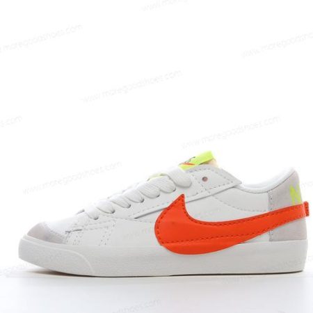 Cheap Shoes Nike Blazer Low 77 Jumbo ‘White Orange’ DQ1470-103