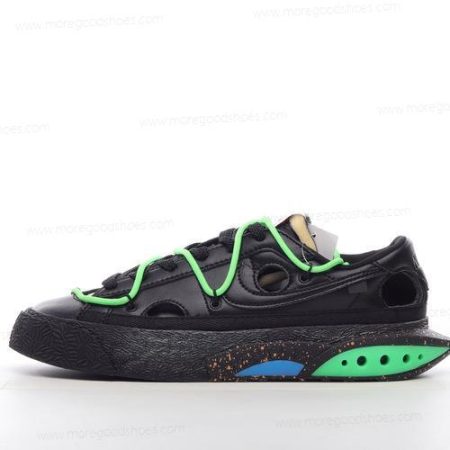 Cheap Shoes Nike Blazer Low x Off-White ‘Black Green’ DH7863-001