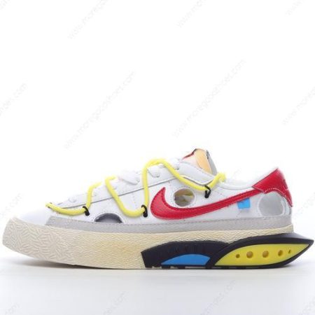 Cheap Shoes Nike Blazer Low x Off-White ‘White Red’ DH7863-100