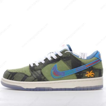 Cheap Shoes Nike Dunk Low ‘Green Blue’ DO2160-335