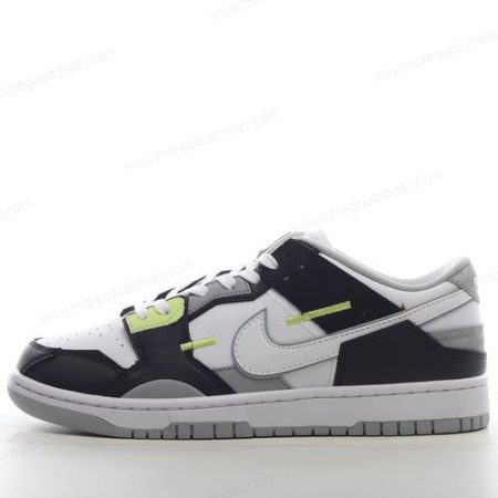 Cheap Shoes Nike Dunk Low Scrap ‘Black White Grey’ DC9723-001
