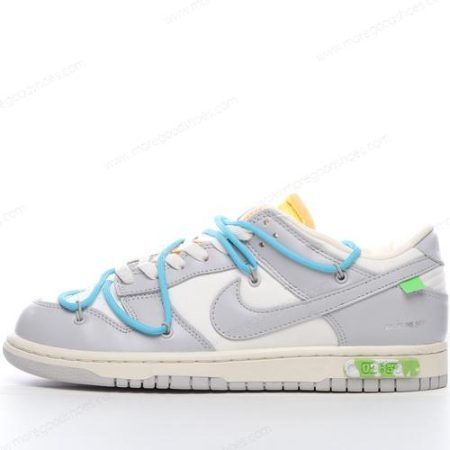 Cheap Shoes Nike Dunk Low x Off-White ‘Grey Blue’ DM1602-115