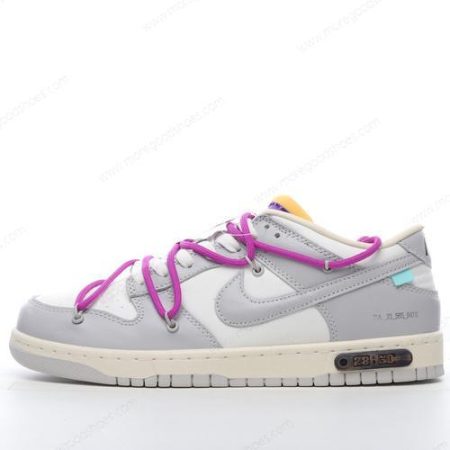 Cheap Shoes Nike Dunk Low x Off-White ‘Grey White’ DM1602-111