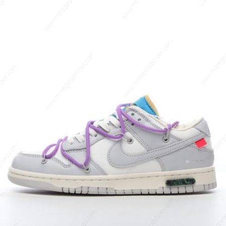 Cheap Shoes Nike Dunk Low x Off-White ‘Grey White’ DM1602-125