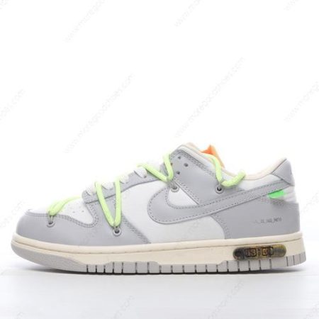 Cheap Shoes Nike Dunk Low x Off-White ‘Grey White’ DM1602-128