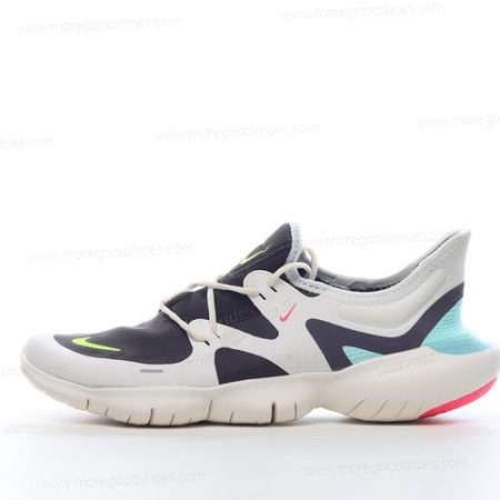 Cheap Shoes Nike Free RN 5 ‘Black White Blue’ AQ1316-100