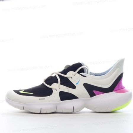 Cheap Shoes Nike Free RN 5 ‘White Black Purple Blue’